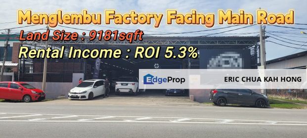 Factory Facing Main road at Menglembu, Ipoh Perak, Perak, Menglembu
