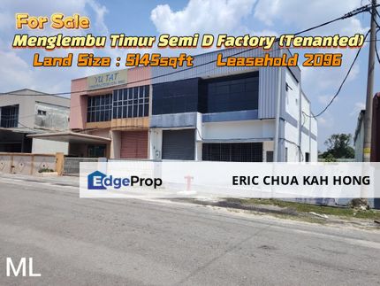 1.5 sty Semi D Factory at menglembu, Ipoh Perak, Perak, Menglembu