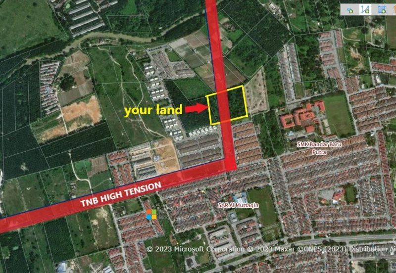 3 acres vacant land at Bandar Baru Putra, Bercham Ipoh