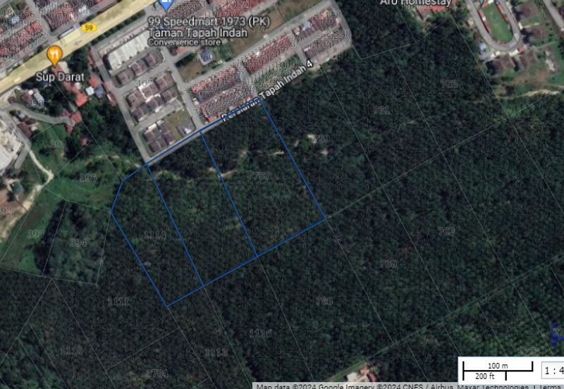 13.52383 acres Palm oil Land at Tapah, Perak