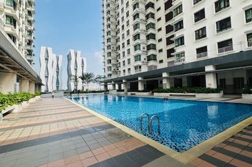 Near LRT Sentul 4 Parkings Rafflesia Condominium Sentul KL For Sale