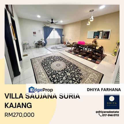 Villa Saujana Suria Kajang Renovated with Kitchen Cabinet, Selangor, Kajang