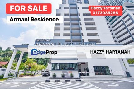 Armani Residence @ Residensi Armani, Bukit Lanjan, Damansara 100% loan. Freehold. Free Legal Fee SPA & Loan for SALE. Ready to move in., Kuala Lumpur, Country Heights Damansara