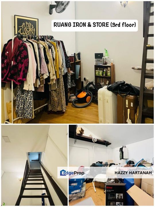 2.5 STOREY TERRACE, LAMAN SANUR, 22X72 SQFT, 5 ROOMS, 4 BATHS. SEKSYEN 13,  SHAH ALAM FOR SALE , Selangor, Shah Alam