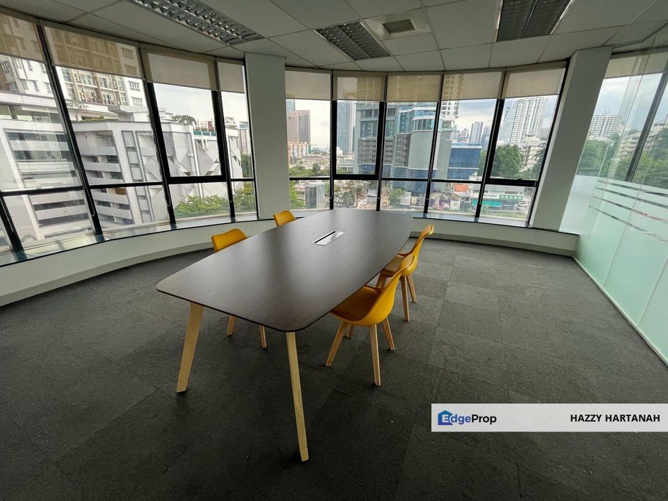 Office space for rent Partiall furnished. Level 5. Nice view, Wisma Bangsar 8, Bangsar, KL, Kuala Lumpur, Bangsar