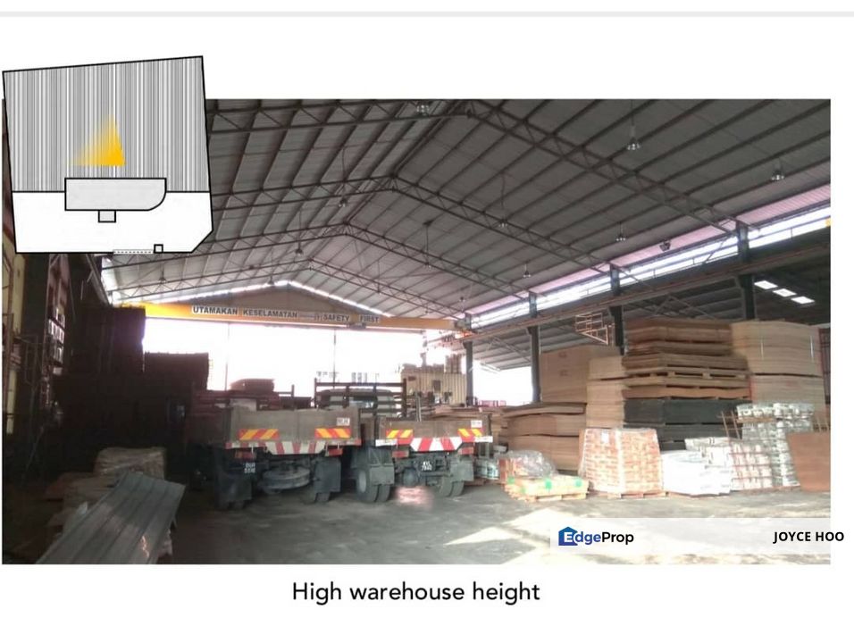 Main Road industrial Land Prime Location Facing main road, suitable as showroom  Converted industrial Land, Selangor, Puchong