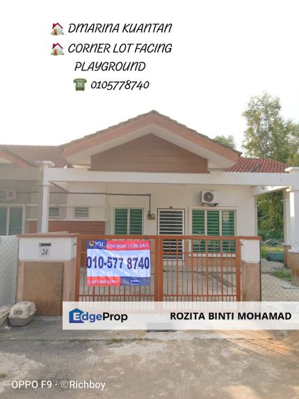 DMARINA KUANTAN CORNER LOT HOUSE FOR SALE, Pahang, Kuantan