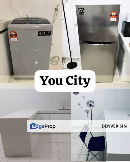 You City 3 For Rent, Condo, Fully Furnished, Taman Suntex, Cheras, Taman Connaught, Batu 9, MRT ,  KL, Kuala Lumpur, Selangor, Cheras
