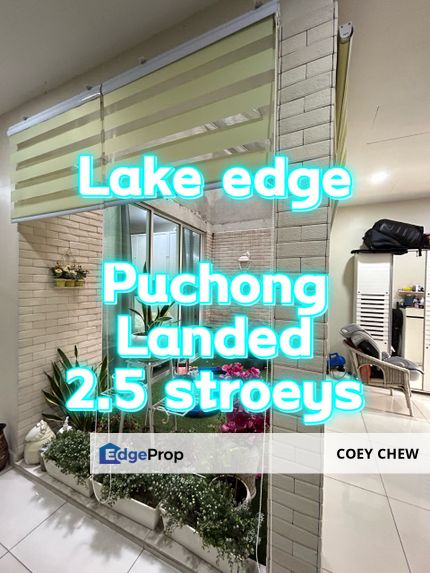 Lake Edge Puchong Selangor 2.5 storey Renovated unit For Sales , Selangor, Puchong