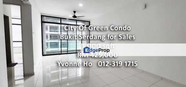 City Of Green Condo Bukit Serdang Bukit Jalil Seri Kembangan for Sales, Selangor, Seri Kembangan