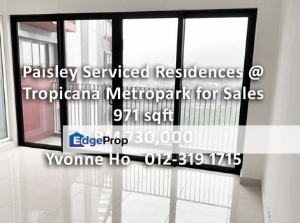 Paisley Serviced Residences @Tropicana Metropark for Sales, Selangor, Subang Jaya