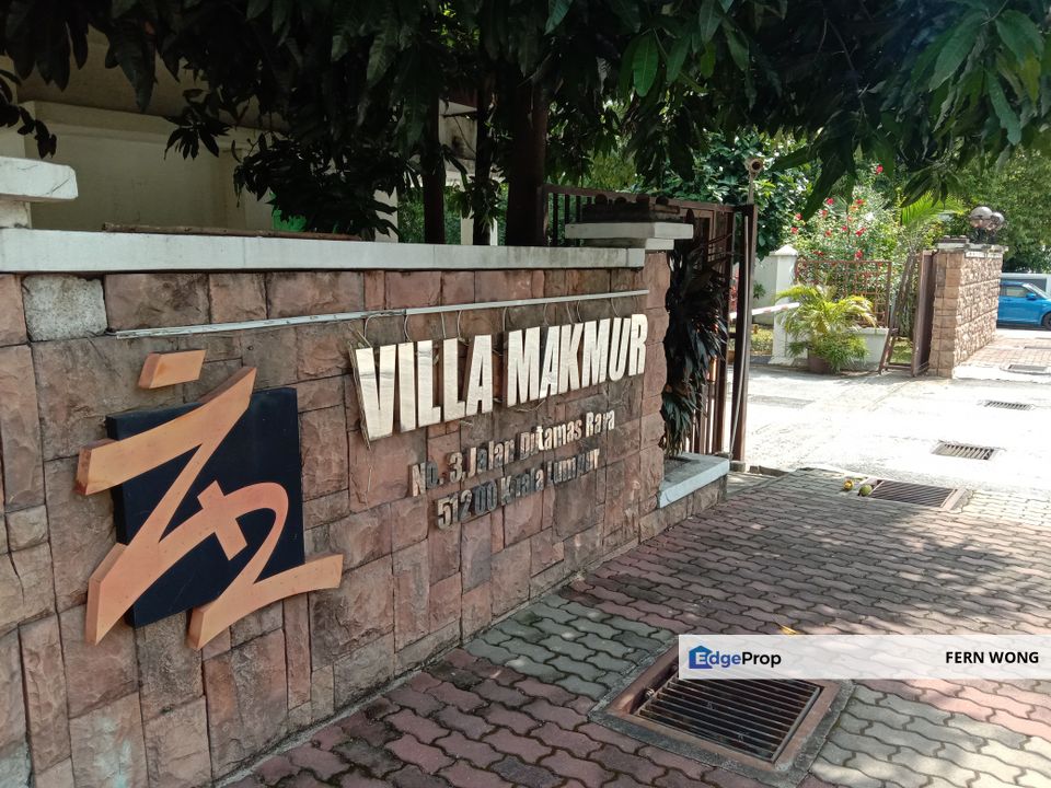 FREEHOLD VILLA MAKMUR CONDO JALAN DUTAMAS RAYA FOR SALE, Kuala Lumpur, Dutamas