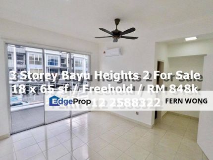 3 Storey House Taman Bayu Heights 2 Seri Kembangan For Sale , Selangor, Seri Kembangan