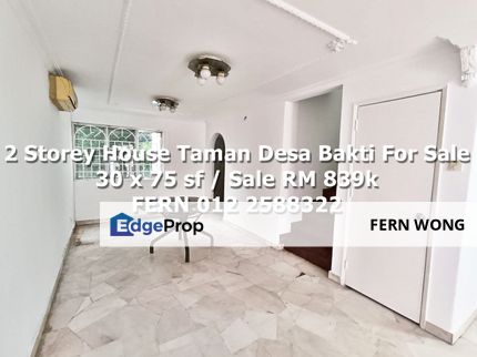 2 Storey House Taman Desa Bakti Selayang Kuala Lumpur For Sale , Kuala Lumpur, Selayang