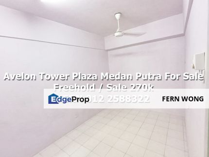 Freehold / Avelon Tower Plaza Medan Putra Bandar Menjalara For Sale , Kuala Lumpur, Bandar Menjalara