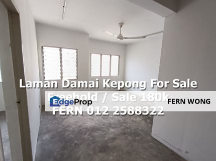 Freehold / Laman Damai Apartment Kepong For Sale , Kuala Lumpur, Kepong