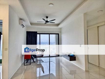 Sky condominium for rent partly furnished unit near lrt station bandar puchong jaya puchong, Selangor, Puchong