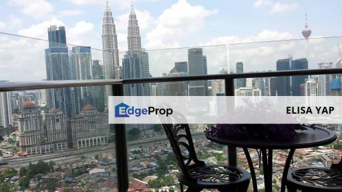 Pet Friendly Condo 1800sqft Biggest Unit Fully Furnished KLCC View Setia Sky Residence KL City FOR RENT, Kuala Lumpur, KL City