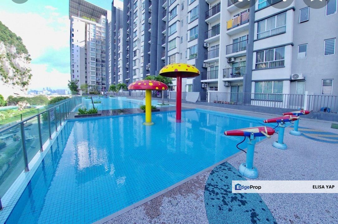 Floor Reno 1012sqft**Balcony Medium Floor 2 Parking Amara Residence Batu Caves FOR SALE, Selangor, Selayang
