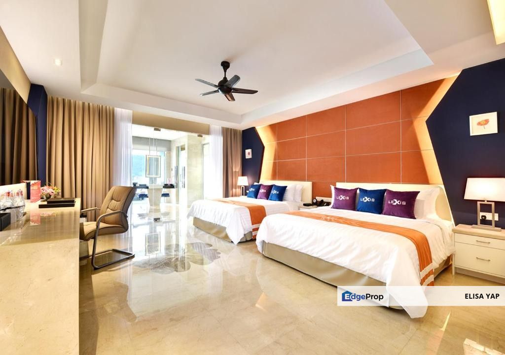 968sqft FACING DIRECTLY OCEAN VIEW  Lexis Suite Condotel @ Bayan Lepas, Penang FOR SALE, Penang, Bayan Lepas