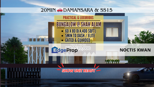 Bukit Jelutong, Bukit Jelutong, Selangor 【Completion Q2 2025, FREE SPA LOAN cashback RM 100k, 20min to Damansara & SS15】, Selangor, Bukit Jelutong