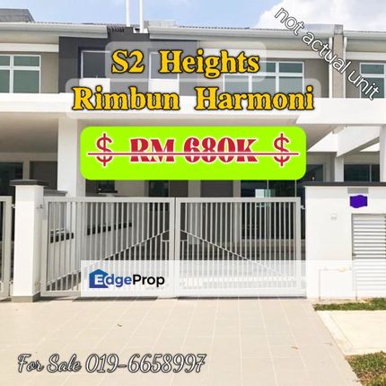 S2 Heights Rimbun Harmoni NEW UNIT 🆕 Double Storey Terrace FOR SALE In Seremban, Negeri Sembilan, Negeri Sembilan, Seremban