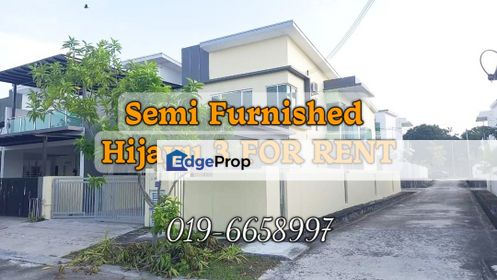 Hijayu 3 Dextora Semi-Furnished End Lot Double Storey For Rent In Bandar Sri Sendayan, Siliau, Negeri Sembilan, Negeri Sembilan, Siliau