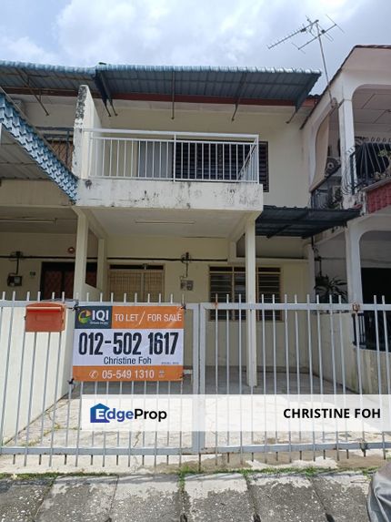 TAMAN PENGKALAN BARAT, IPOH, PERAK DOUBLE STOREY TERRACE HOUSE FOR SALE, Perak, Ipoh