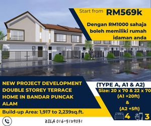 New Double Storey Bandar Puncak Alam for Sale @RM569,000 By NOR AZILA ...