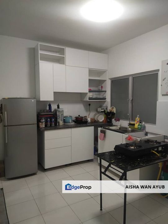 Apartment Puncak Hijauan Bangi Level 4 with kitchen cabinet n table top I Schools, UKM, shoplots, Bangi Gateway, Selangor, Bangi