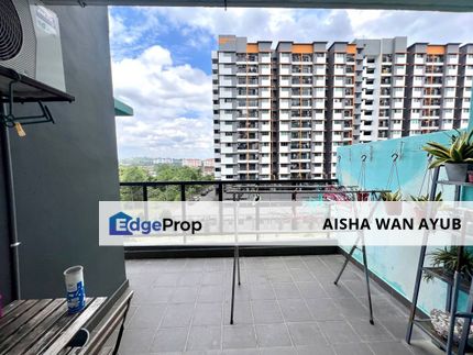 Residensi Zamrud Condo Kajang For Sale | Partial Furnished and Renovated | Huge Balcony, Selangor, Kajang