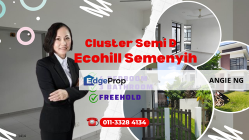 Setia Ecohill Semenyih Selangor @ Double Storey Cluster Semi D  For Sale, Selangor, Semenyih