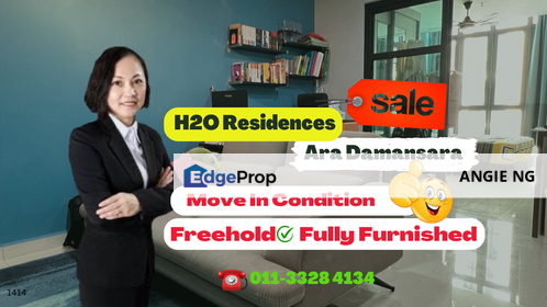 H2O Residences Ara Damansara Selangor @ Move In Condition Condo For Sale, Selangor, Ara Damansara