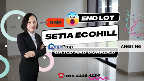 Setia Ecohill Semenyih Double Storey End Lot House For Sale, Selangor, Semenyih