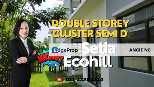 Double Storey Cluster Semi D @ Setia Ecohill Semenyih For Sale, Selangor, Semenyih