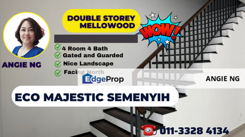 Mellowood Double Storey @ Eco Majestic Semenyih Selangor For Sale, Selangor, Semenyih