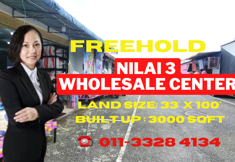 Nilai 3 Nilai Negeri Sembilan @ Shoplot For Sale