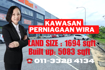 Kawasan Perniagaan Wira Nilai 3 Nilai Negeri Sembilan @ 3 Storey Shop Office For Sale