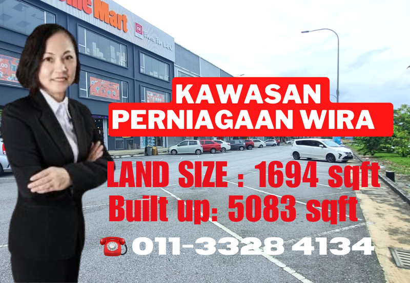 Kawasan Perniagaan Wira Nilai 3 Nilai Negeri Sembilan @ 3 Storey Shop Office For Sale
