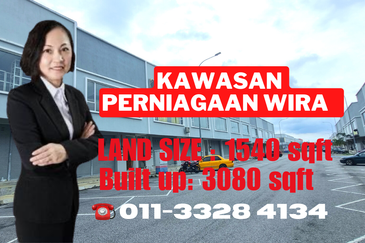 Kawasan Perniagaan Wira Nilai 3 Nilai Negeri Sembilan @ 2 Storey Shop Office For Sale