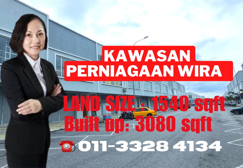 Kawasan Perniagaan Wira Nilai 3 Nilai Negeri Sembilan @ 2 Storey Shop Office For Sale