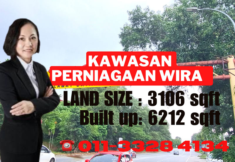 Kawasan Perniagaan Wira Nilai 3 Nilai Negeri Sembilan @ 2 Storey Corner Shop Office For Sale