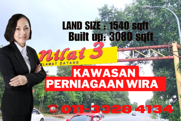 Kawasan Perniagaan Wira Nilai 3 Nilai Negeri Sembilan @ 2 Storey Shop Office For Sale