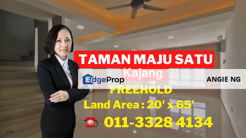 Taman Maju Satu Kajang Selangor @ Double Storey House For Sale, Selangor, Kajang