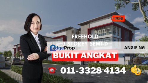 Kawasan Perindustrian Bukit Angkat Kajang Selangor @ 3 Storey Semi D Factory For Sale, Selangor, Kajang