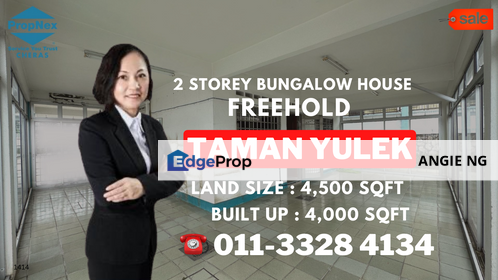 Taman Cheras (Yulek Height) Cheras Kuala Lumpur For Sale, Kuala Lumpur, Cheras