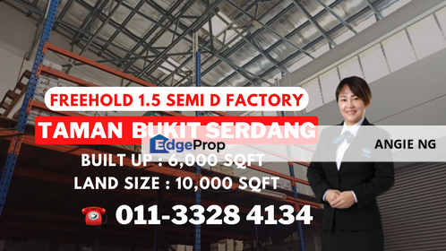 Taman Perindustrian Bukit Serdang Seri Kembangan Selangor For Sale, Selangor, Seri Kembangan