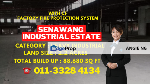 Senawang Integrated Industrial Park Senawang Negeri Sembilan For Rent, Negeri Sembilan, Senawang