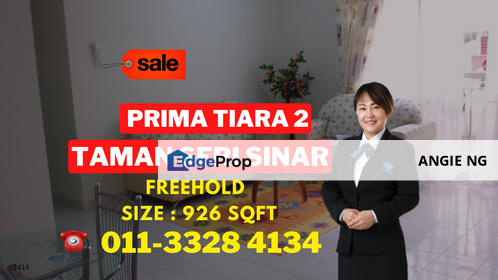 Prima Tiara II Seganbut Kuala Lumpur For Sale, Kuala Lumpur, Segambut