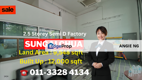 Kawasan Perindustrian Sungai Chua Kajang Selangor For Sale, Selangor, Kajang